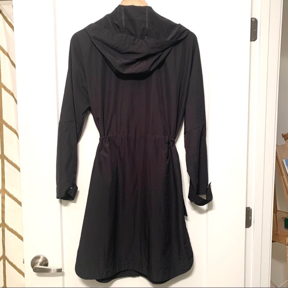 Zara Basic Outerwear Black Light Weight Button Do… - image 4